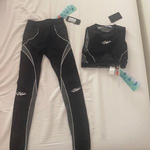 Brand new Off - White Bra and Tight set